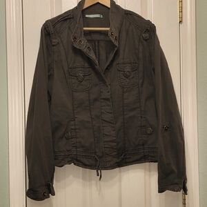 Maurice's Women's Utility Jacket - Olive Green XL